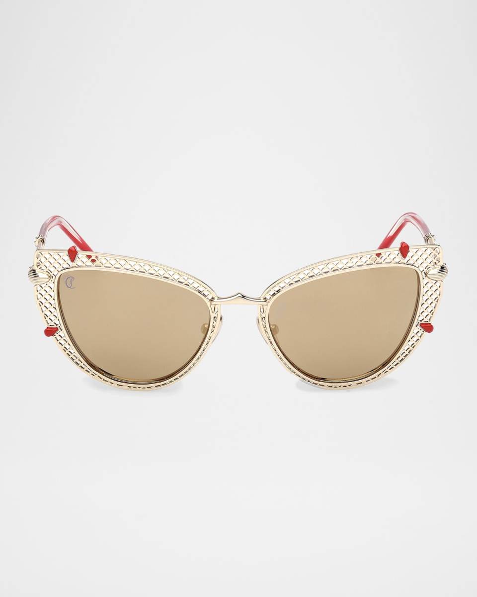 Miss Z Metal Cat-Eye Sunglasses